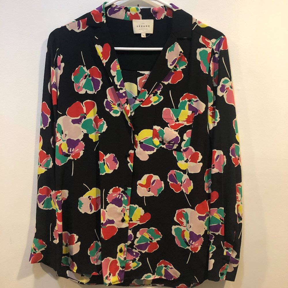 Sezane Silk Blouse NEW!